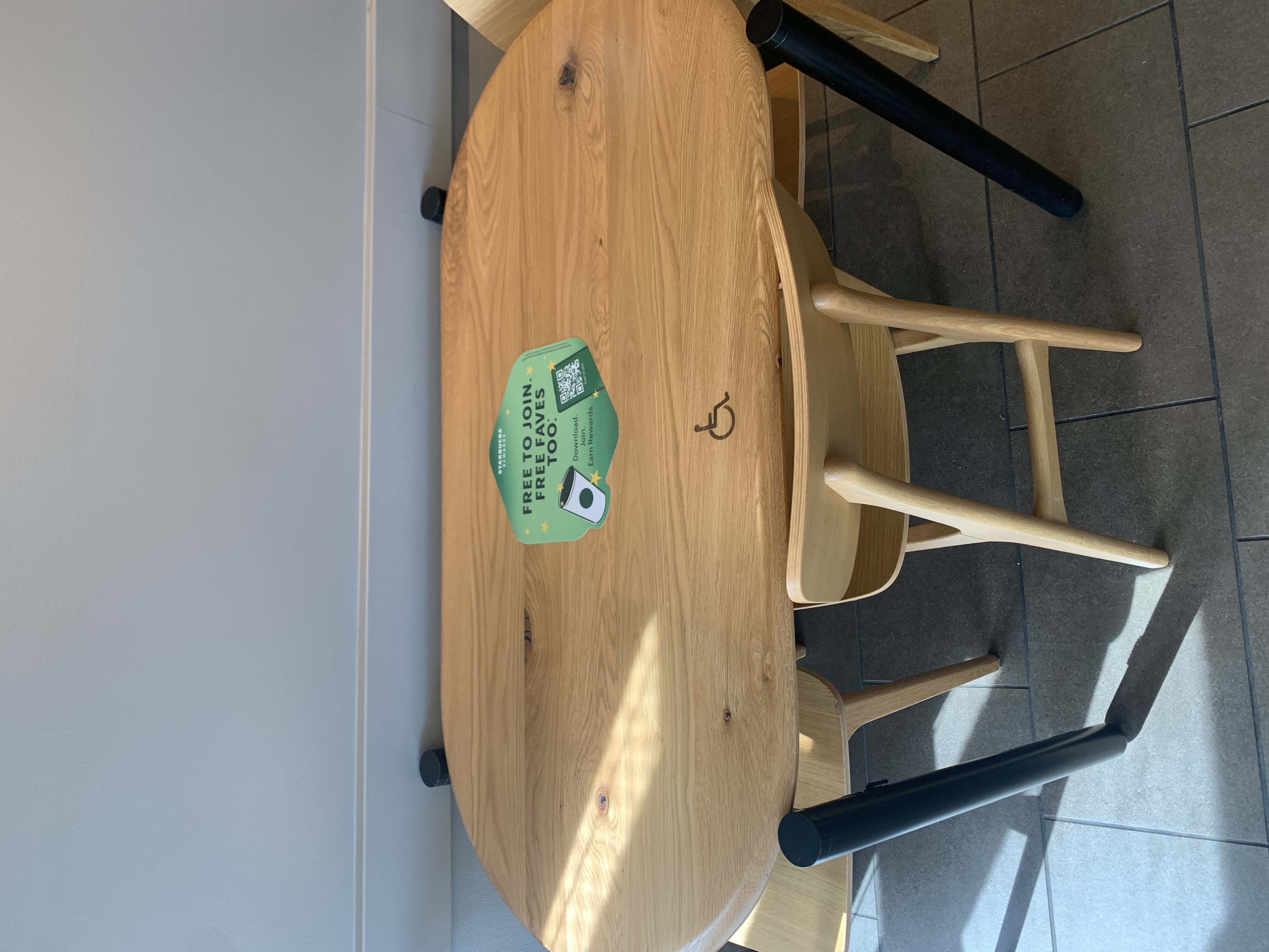 The table is accessible