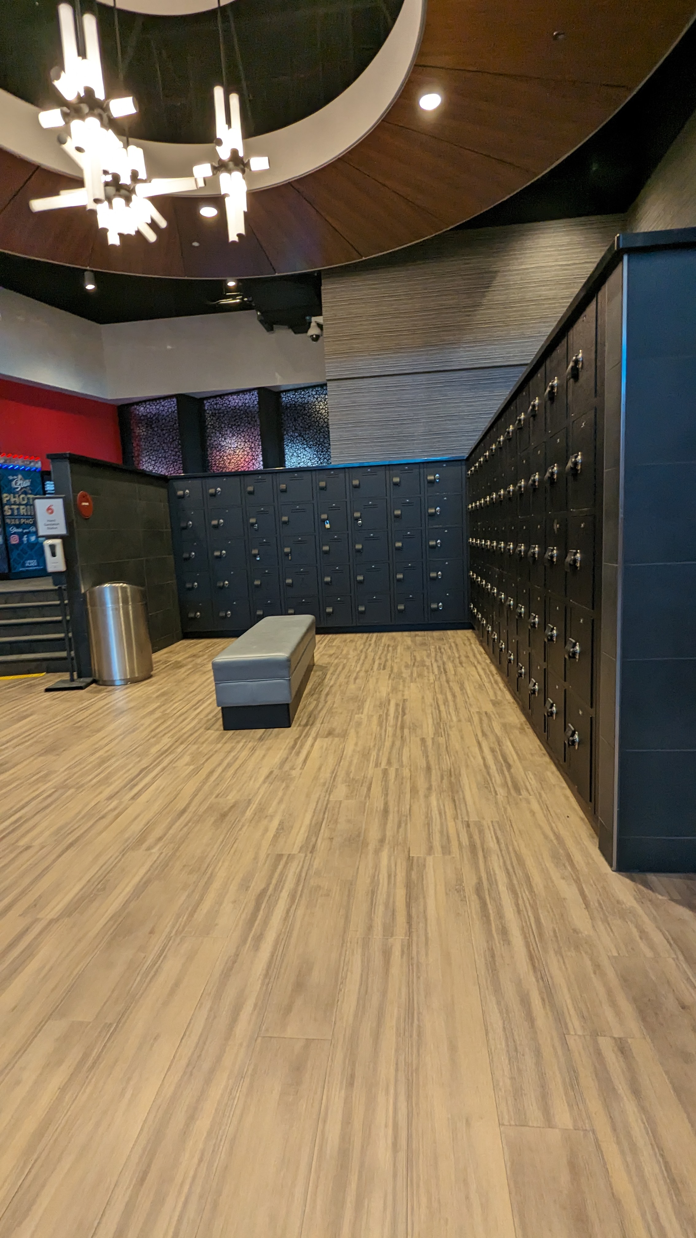 Bowling alley lockers