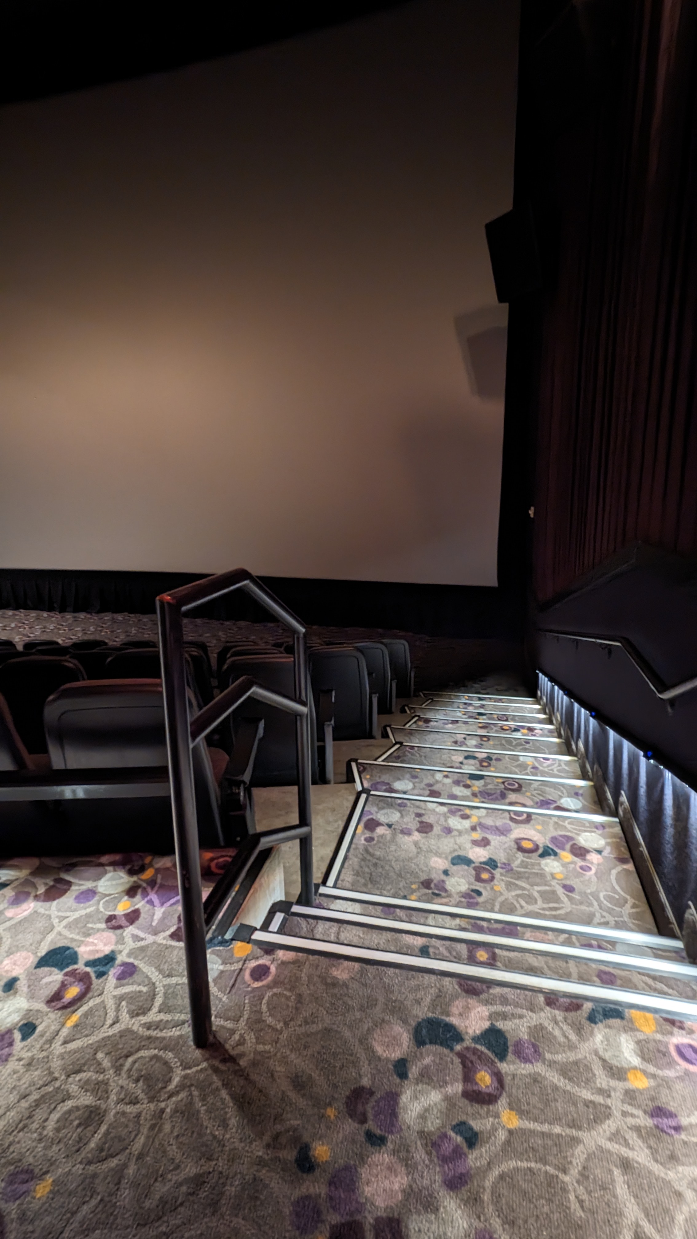 Cinema theater stairs