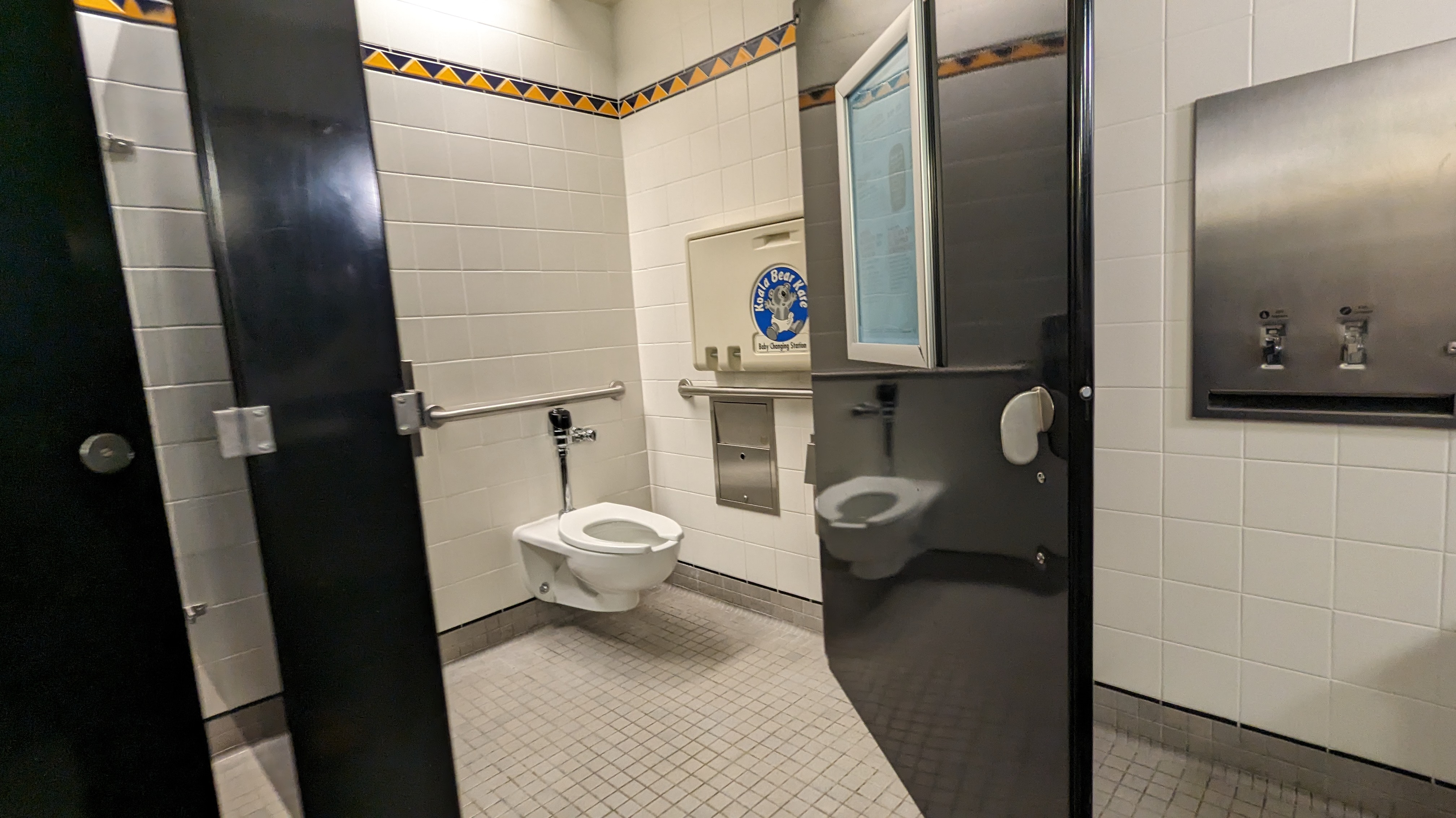 ADA stall in women's restroom.