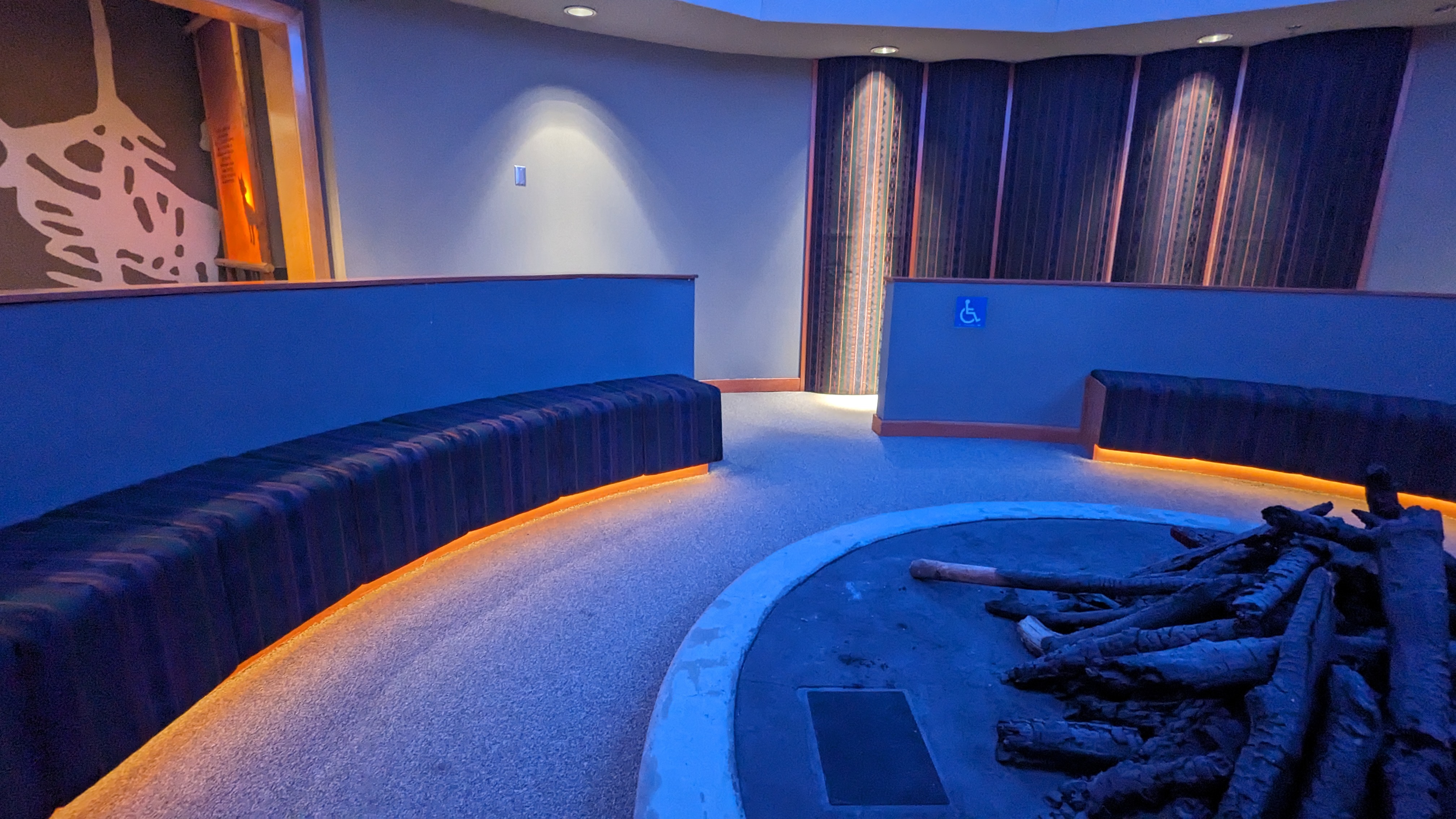 Interactive theater exhibit.