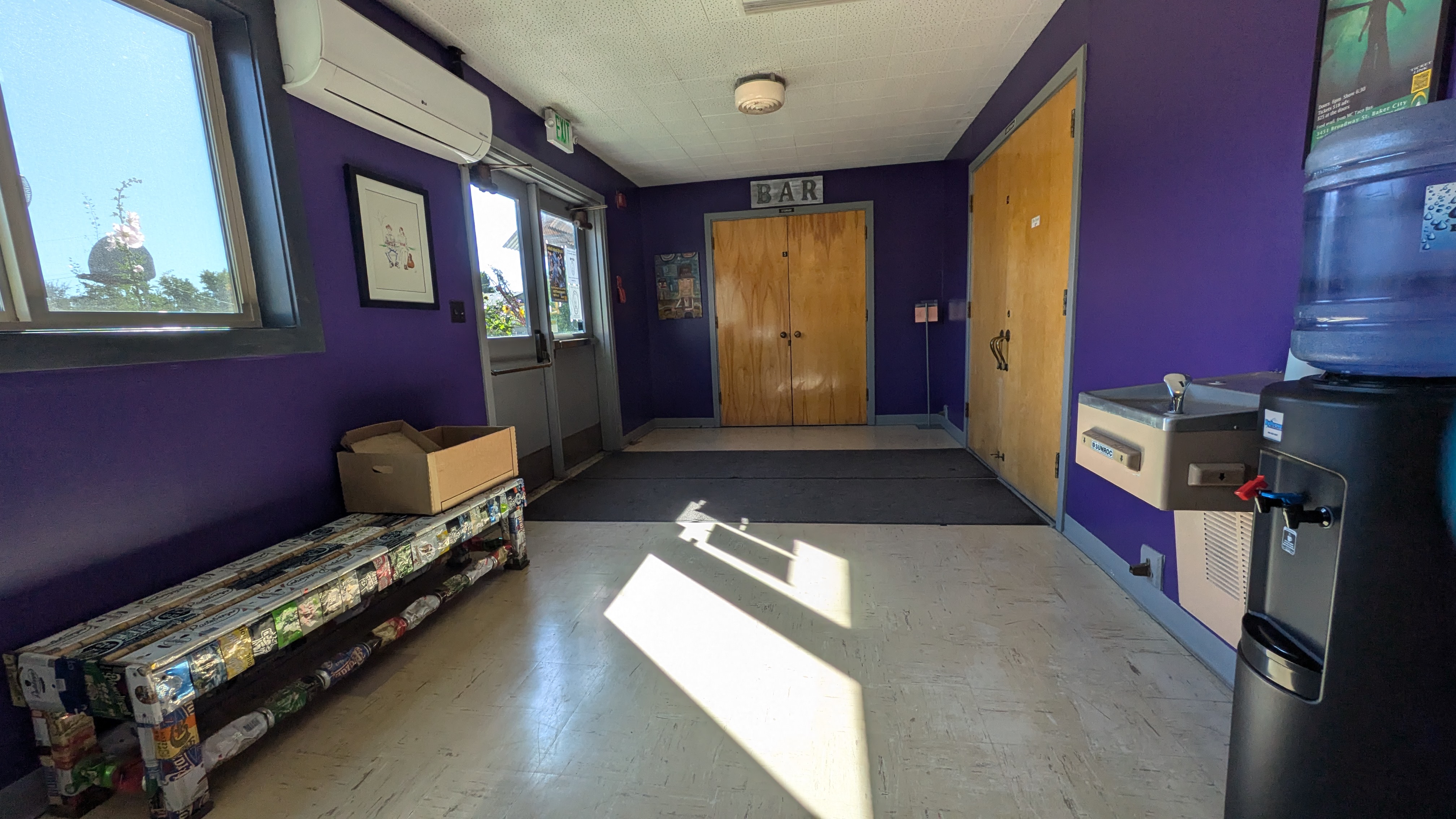 ramp entrance and auditorium doors