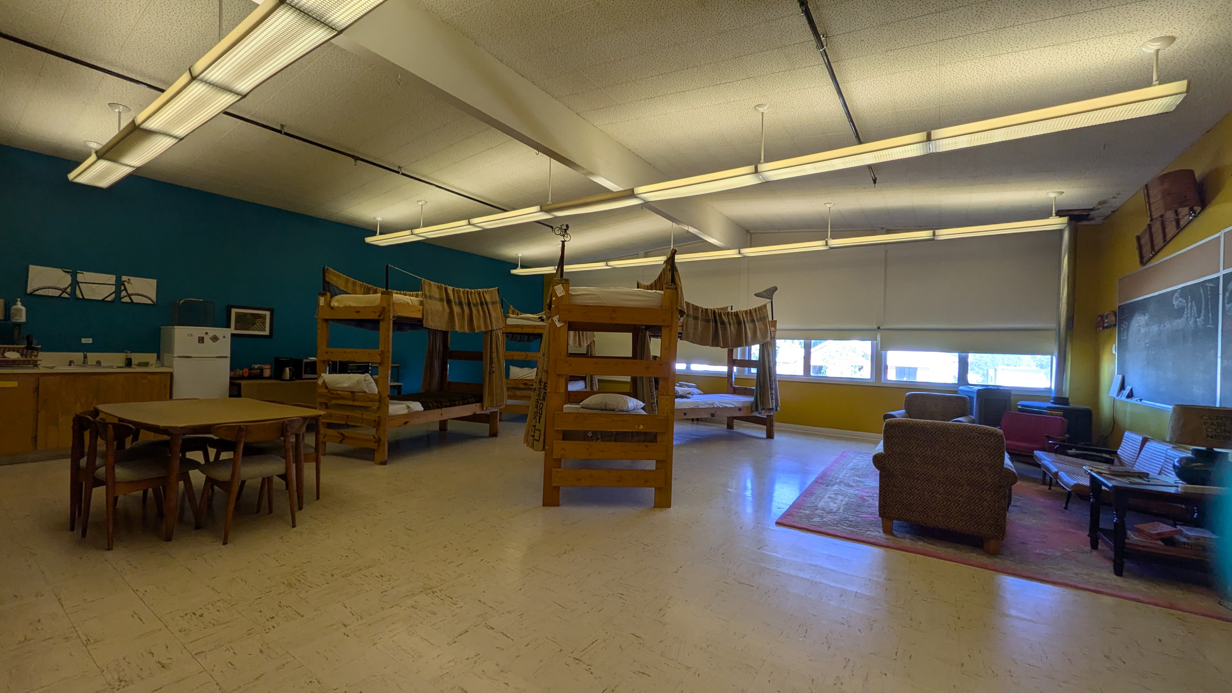 hostel room