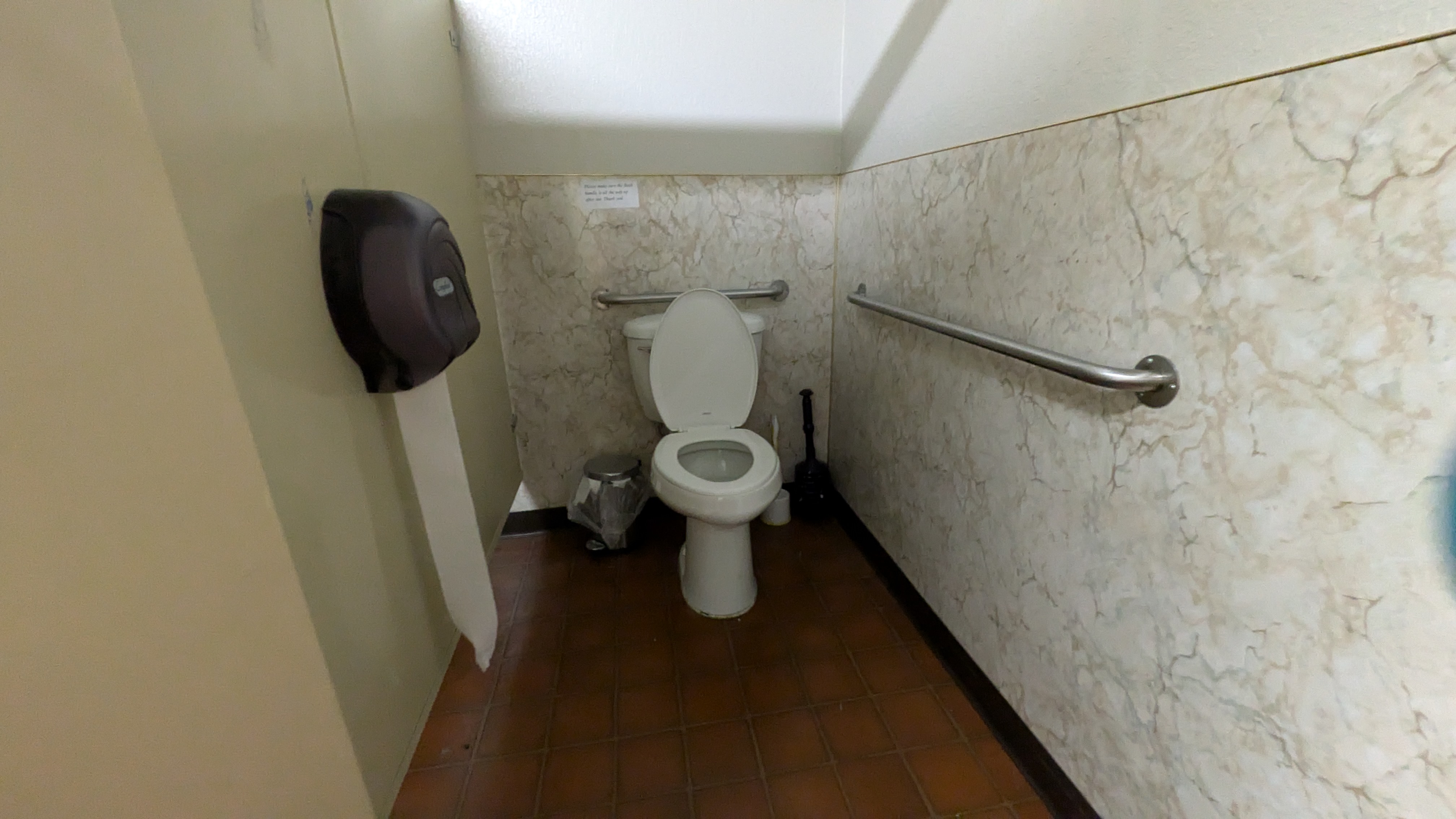 restroom stall