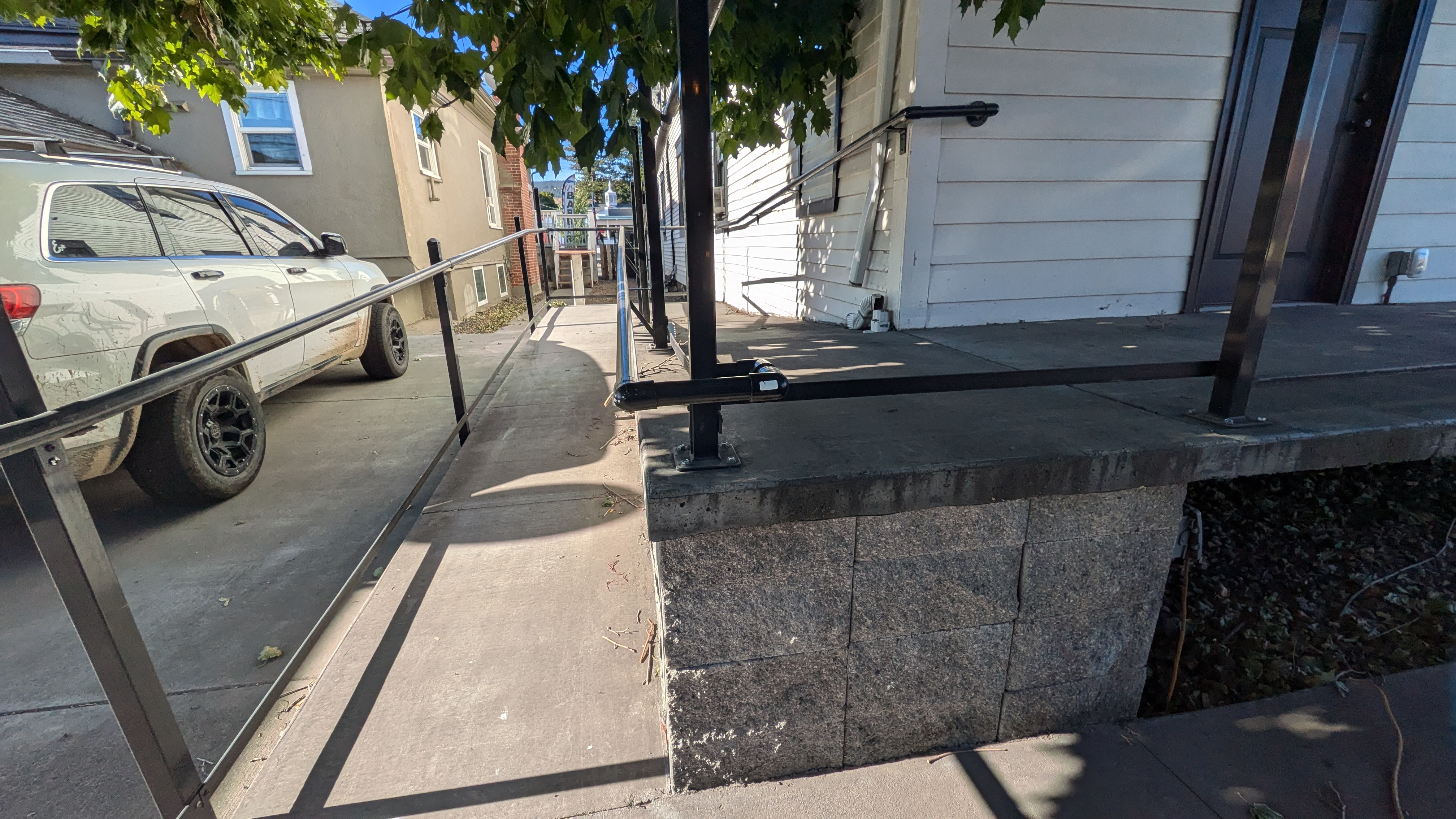 Ramp on back side.
