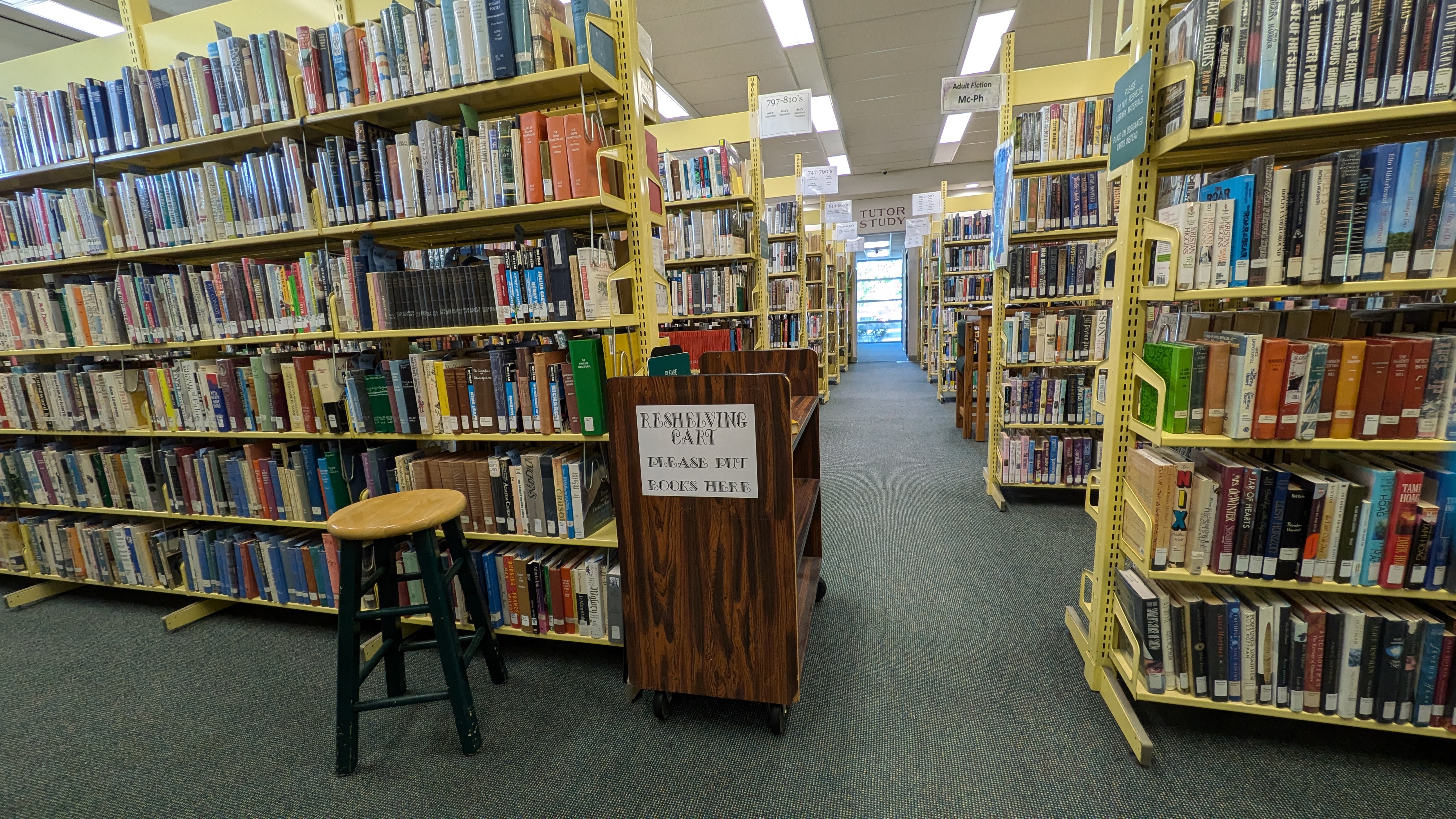 book shelves