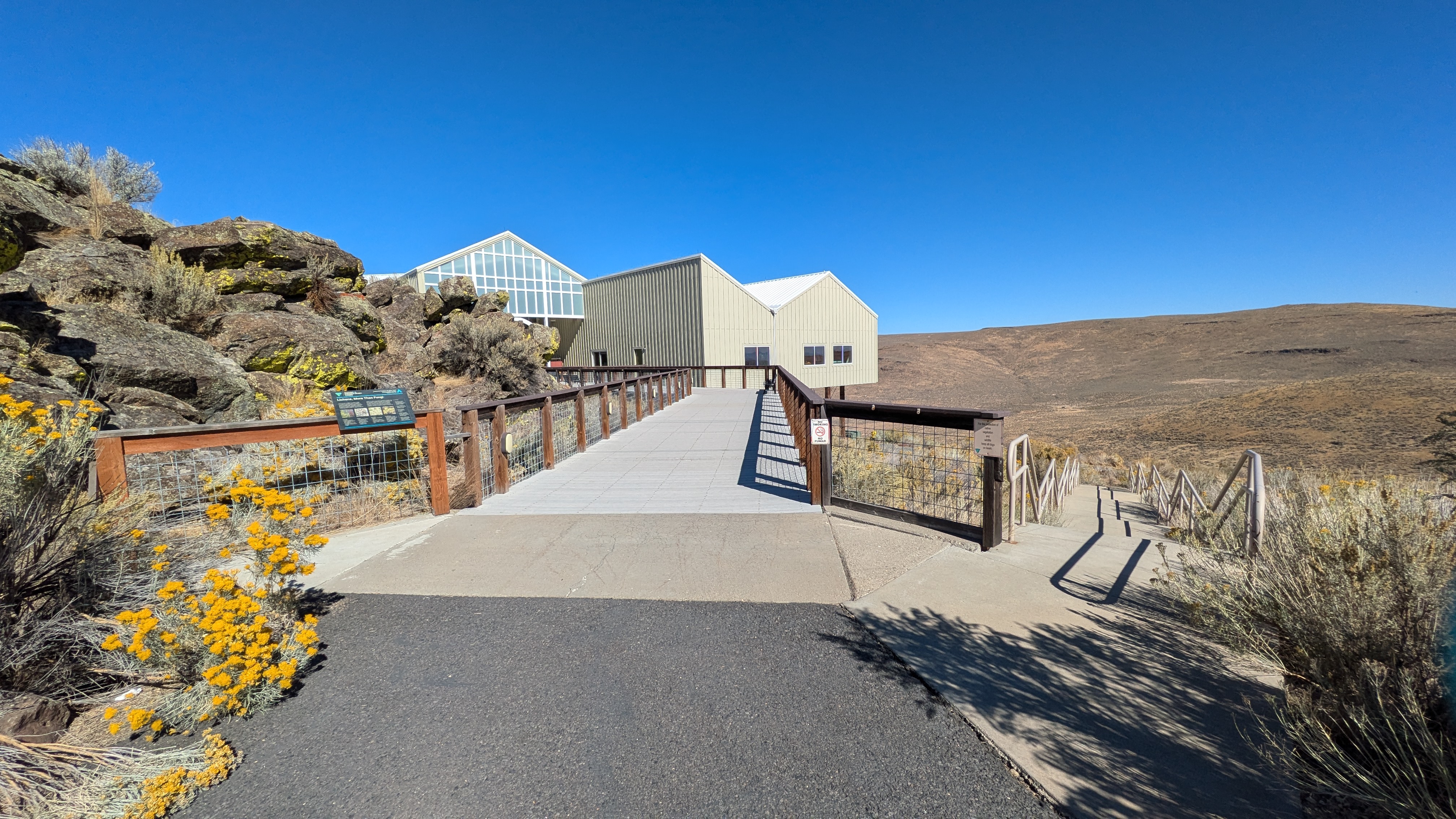 Path to entrance