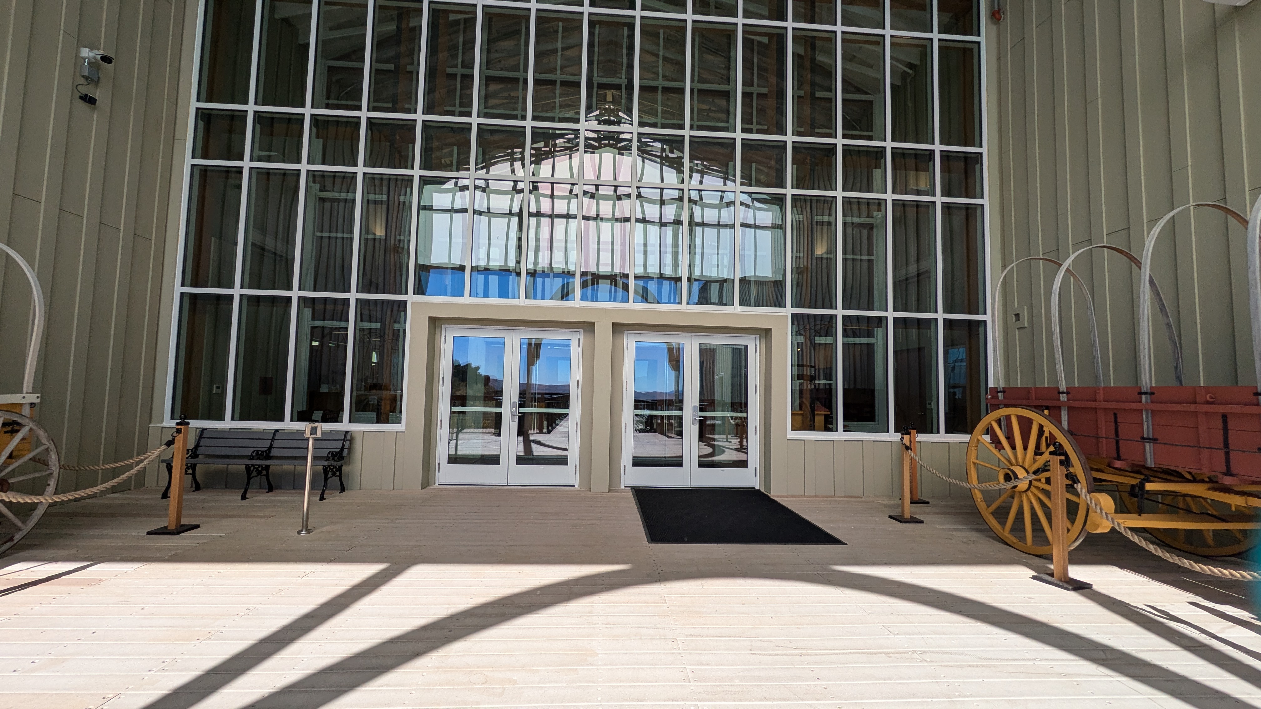 Front entrance double doors
