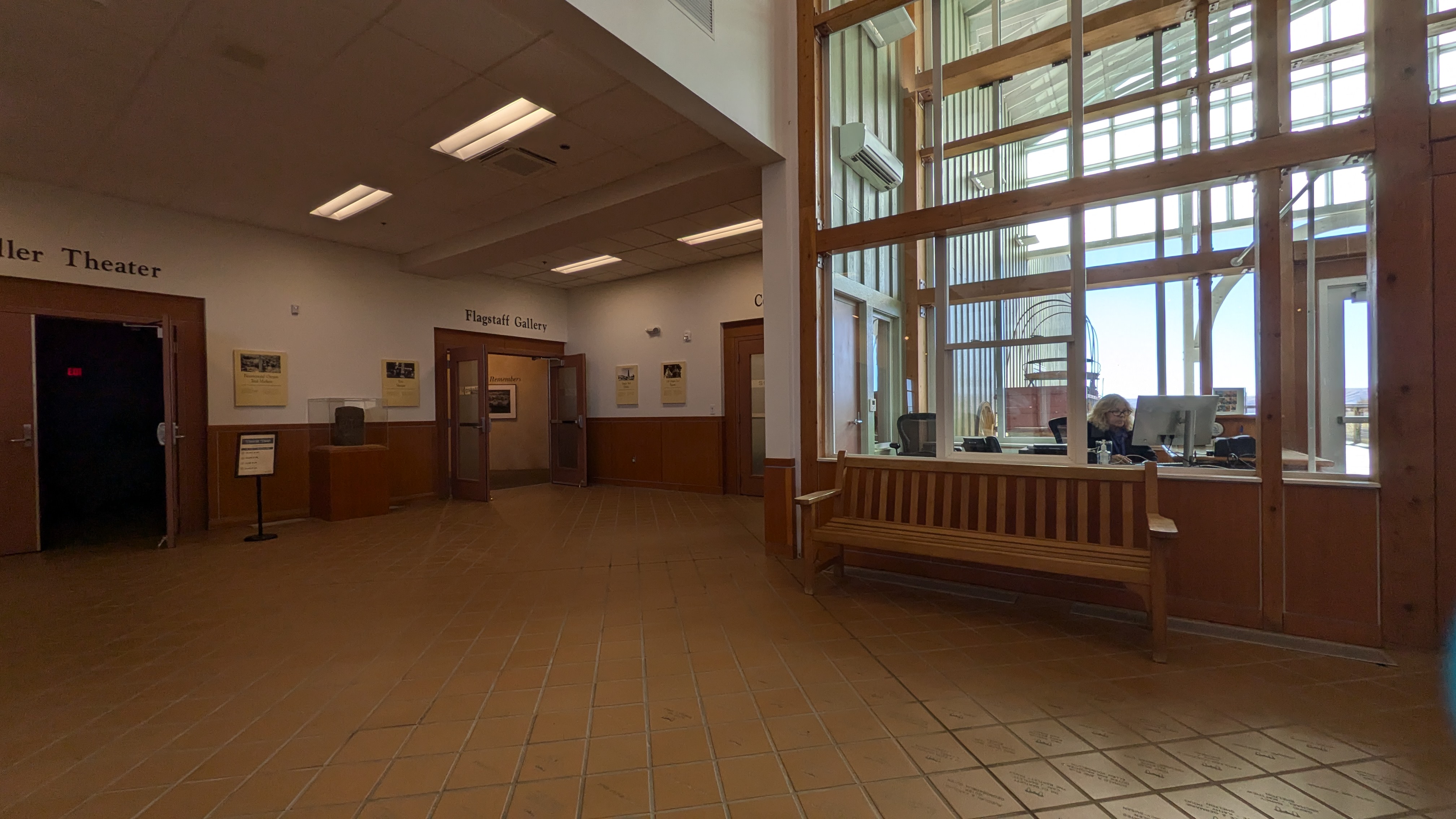 entrance to theater and gallery