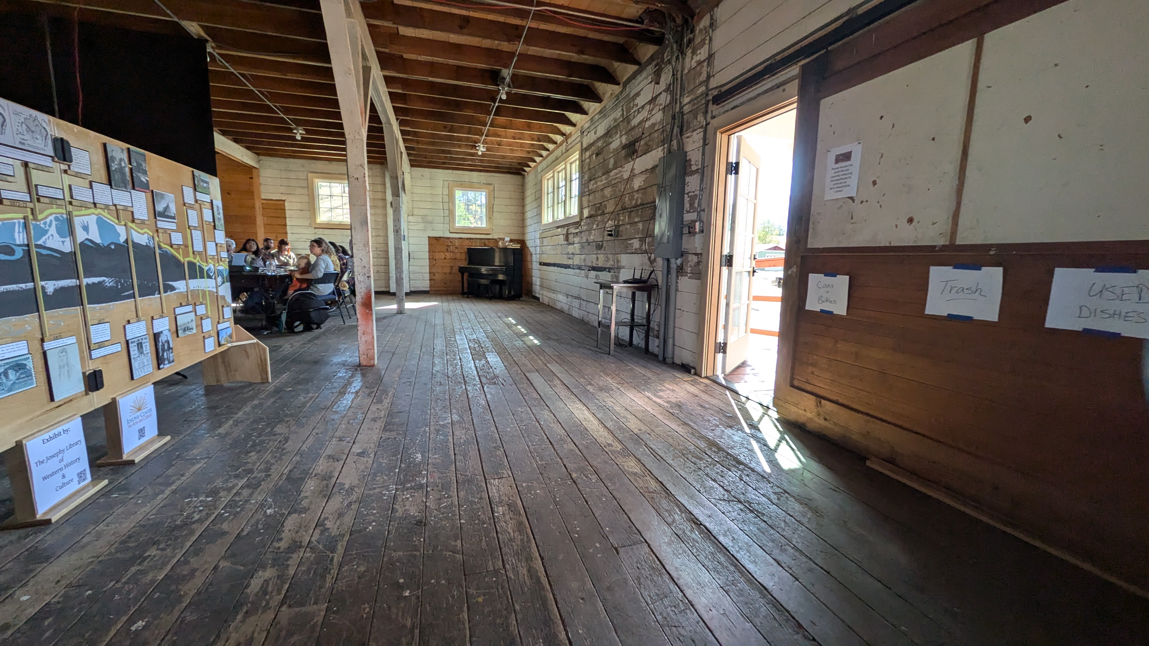 meeting space in back building with ramp