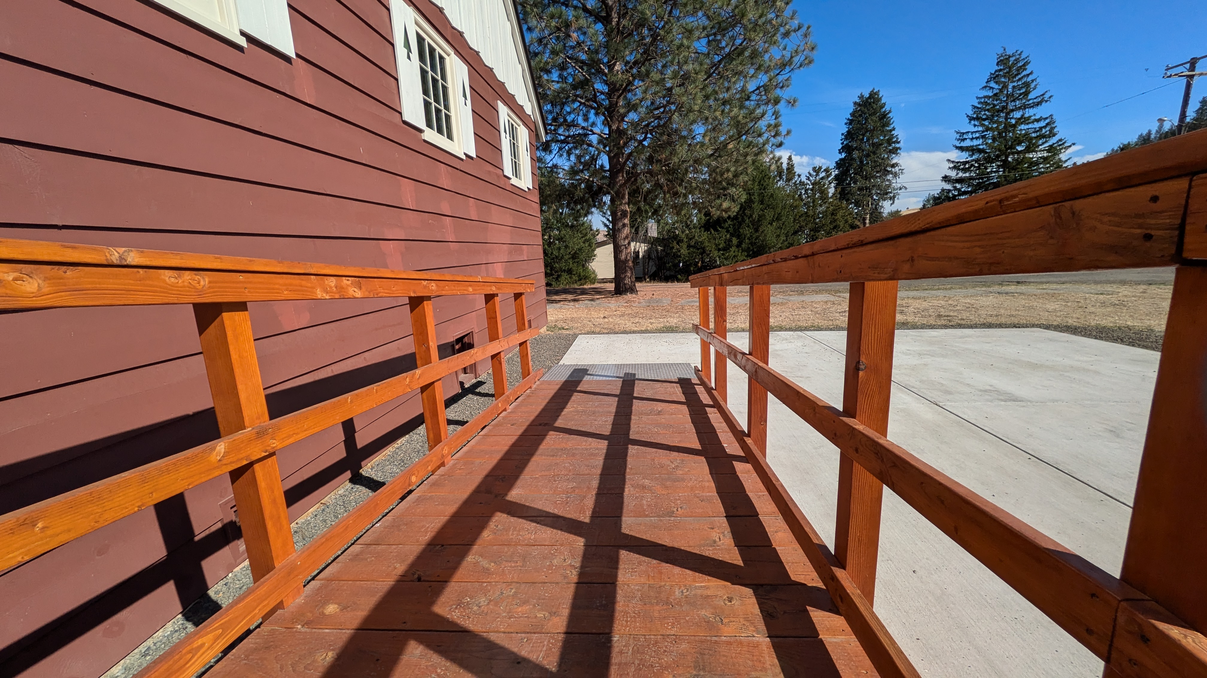 ramp on back building