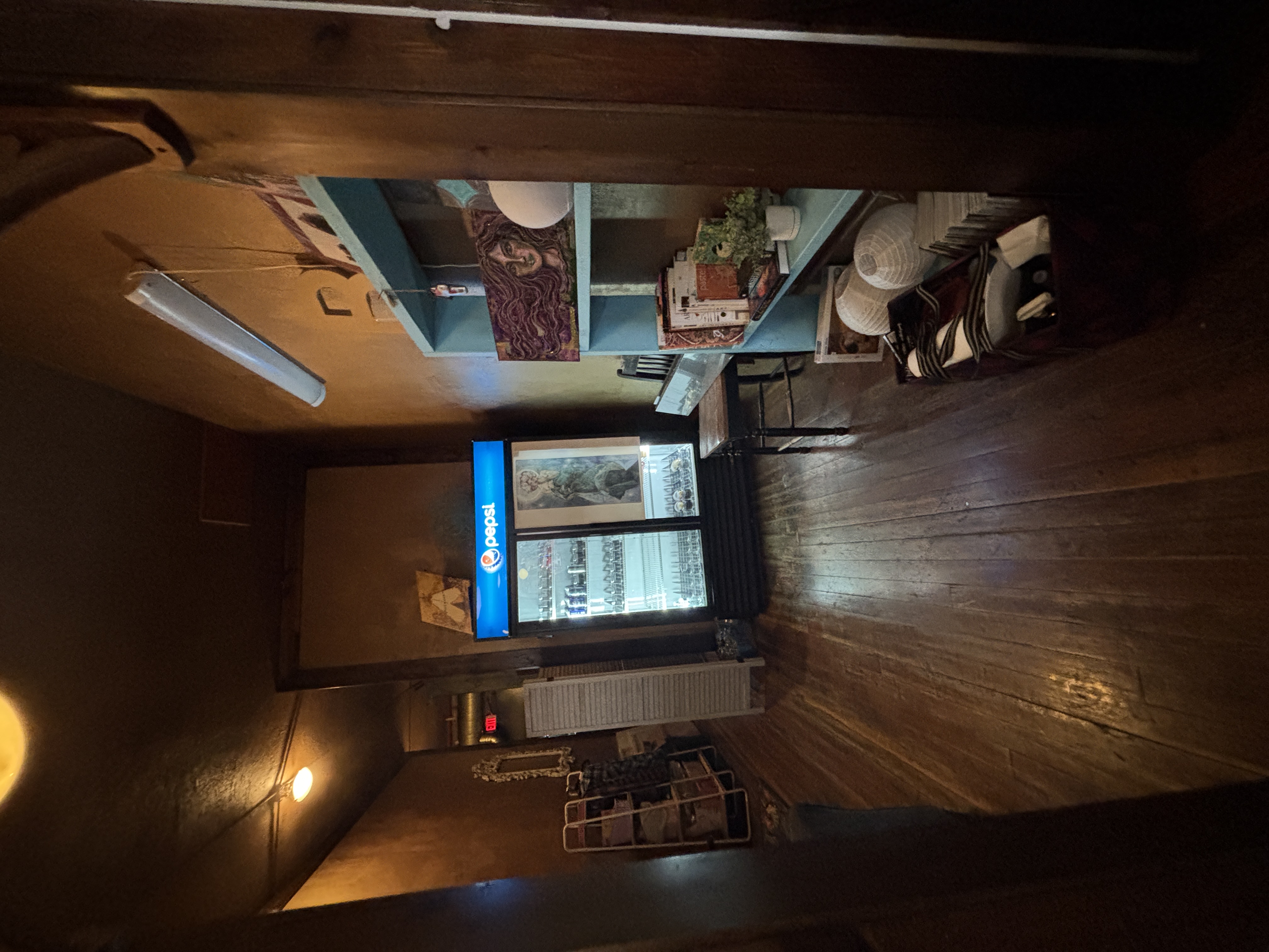 Hall to restroom