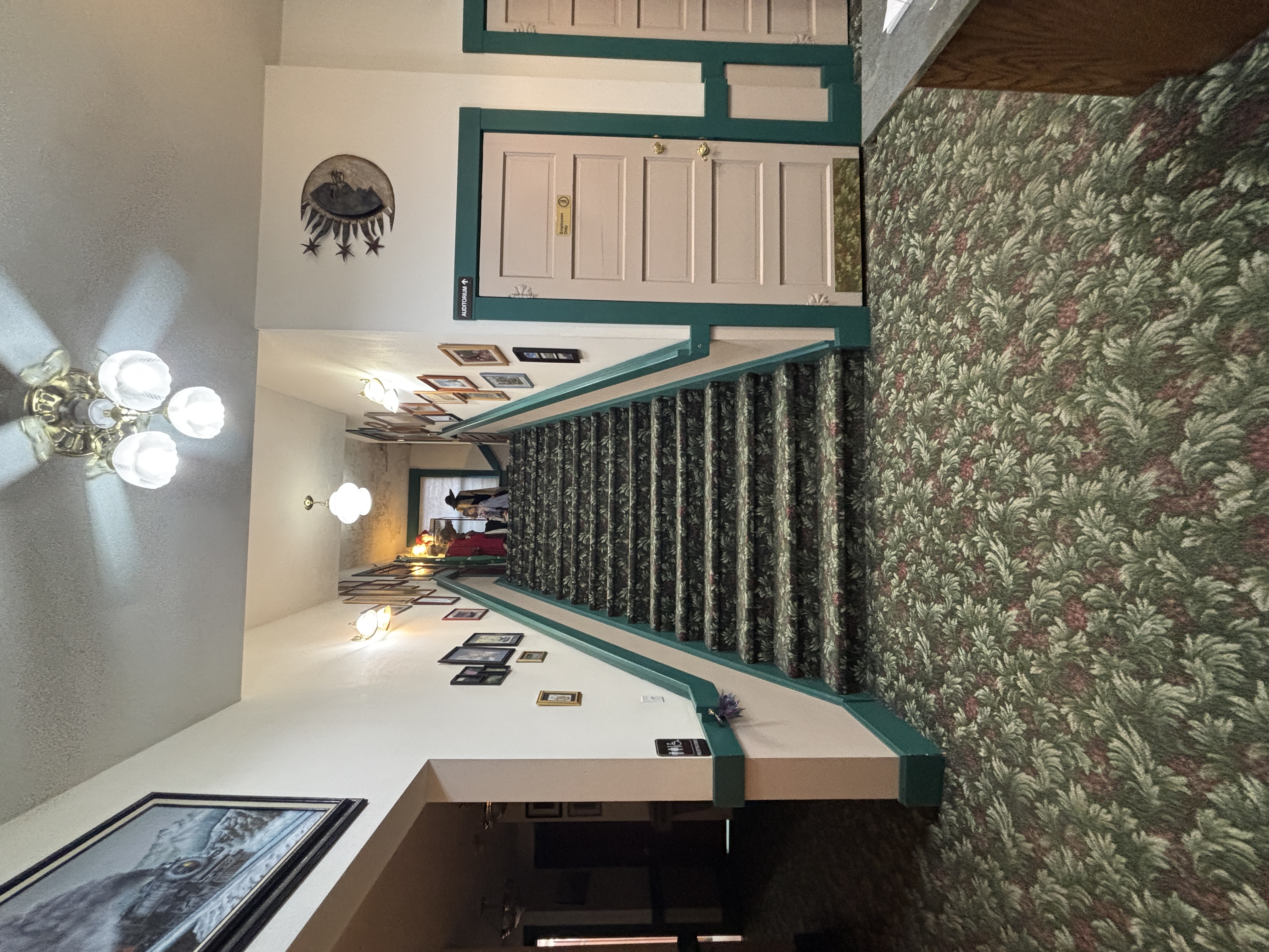 Stairs to auditorium from first floor