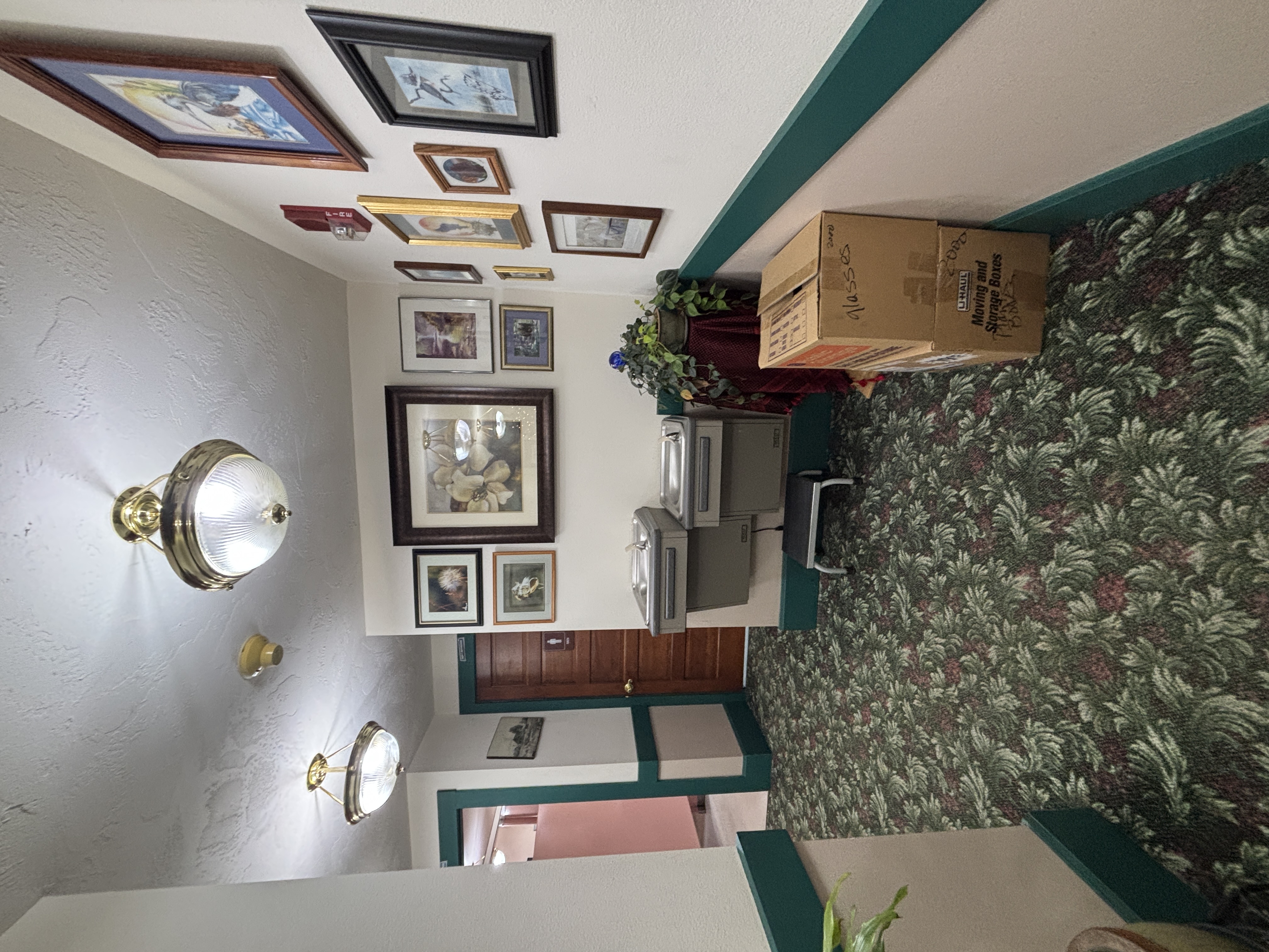 Path to restrooms