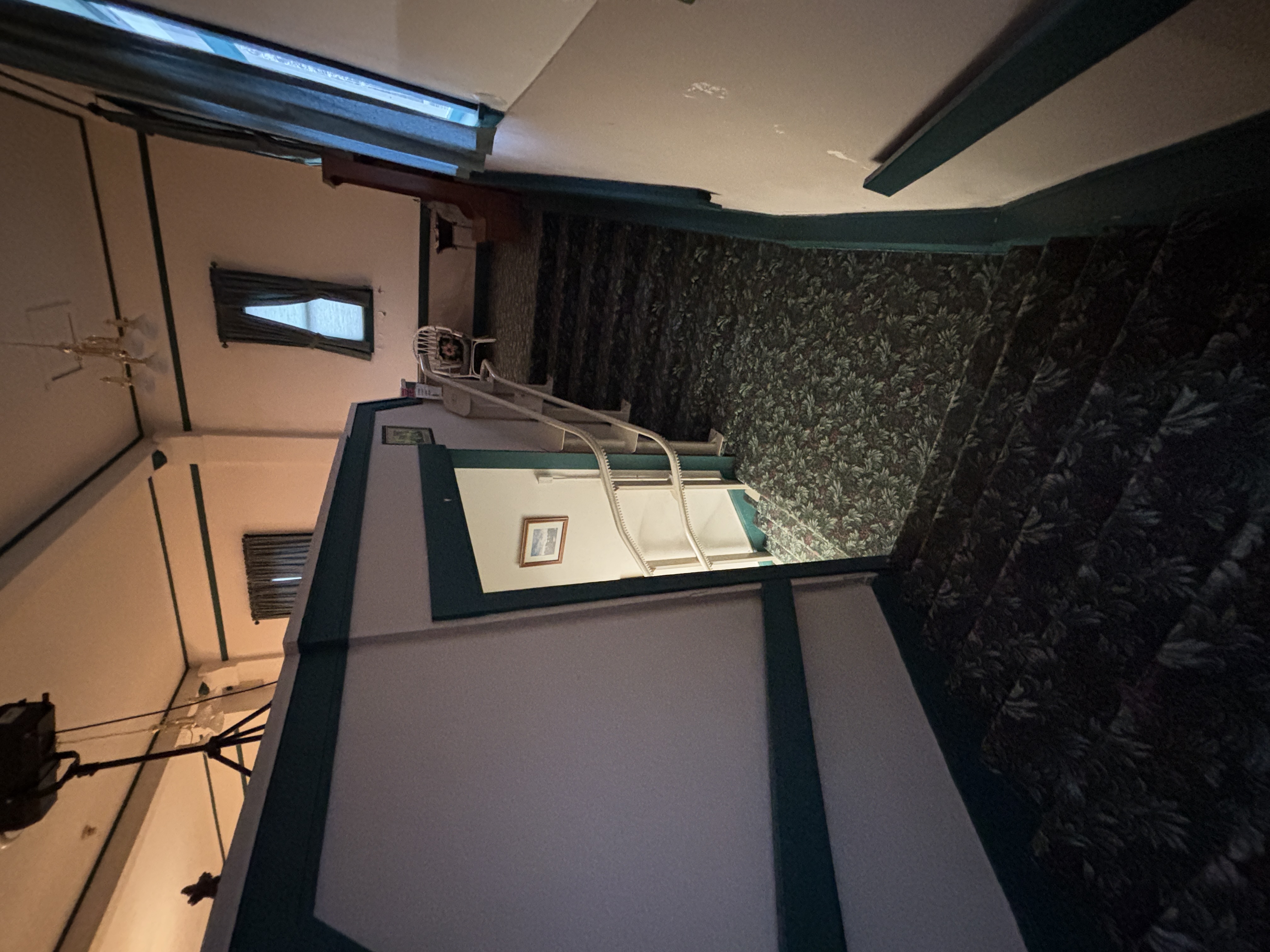 Top of lift to second floor