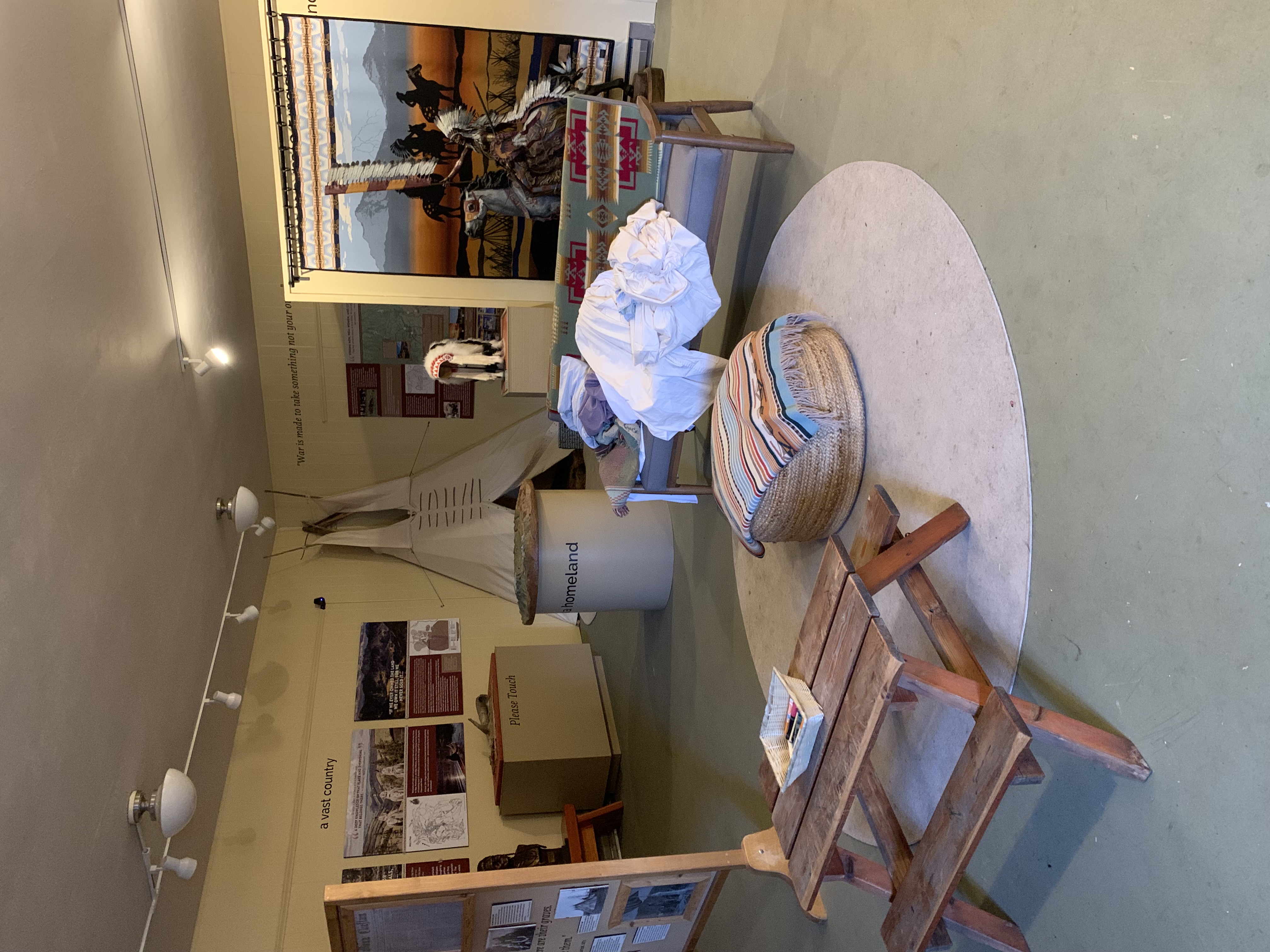 The left side of the room. See some of the seating available. (Note that this picture was taken when the center is closed for the season.)