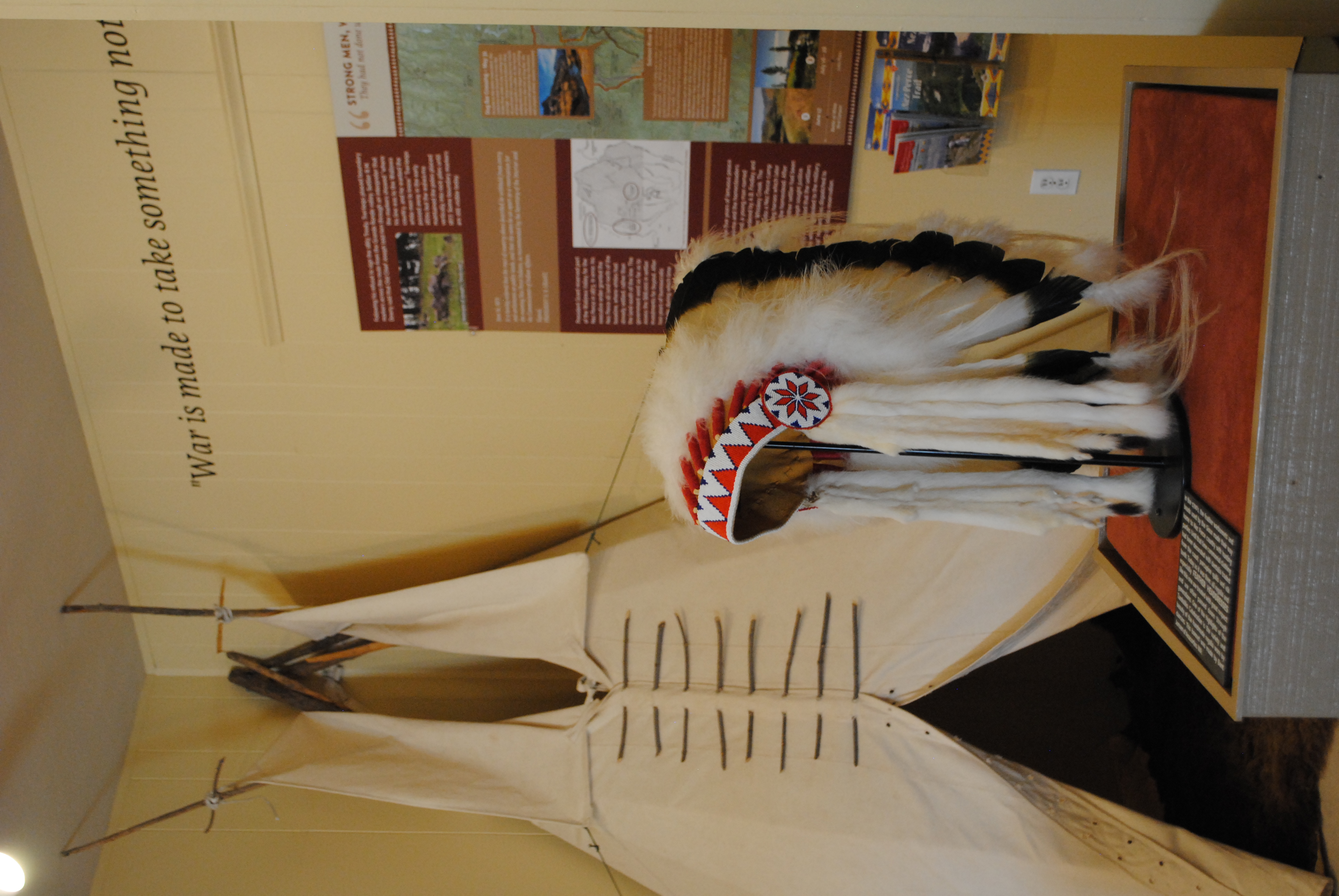 Some displays inside the visitor center.